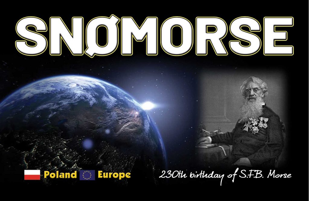 QSL-sn0morse-1024x668 Samuel Finley Bresse Morse vs. Clemens Friedrich Gerke, czyli co na CW słychać